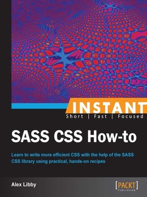 cover image of Instant SASS CSS How-to